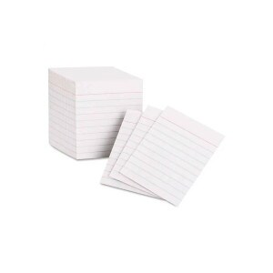 Half Size Index Cards Mini White